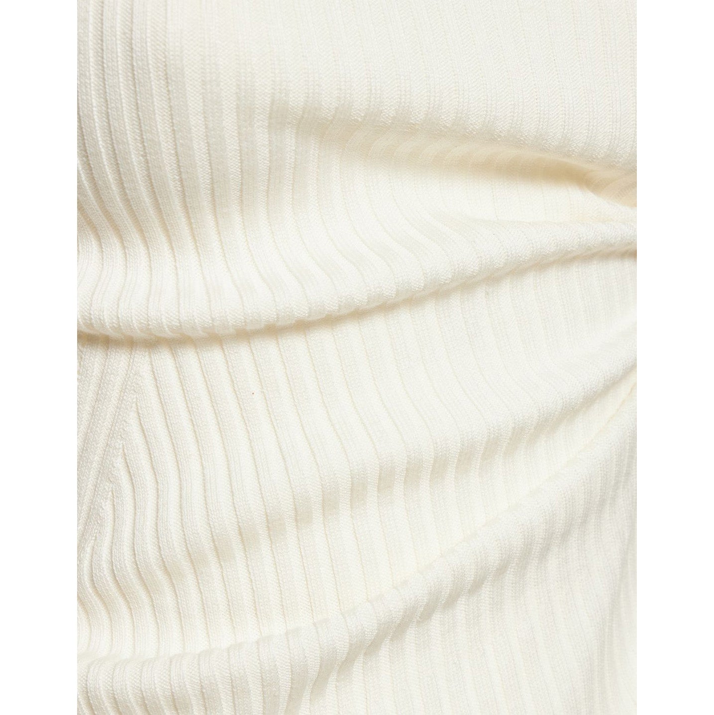 Loulou Studio "Seron" Ribbed Knit Dress in Ivory, size large (fits S-M)