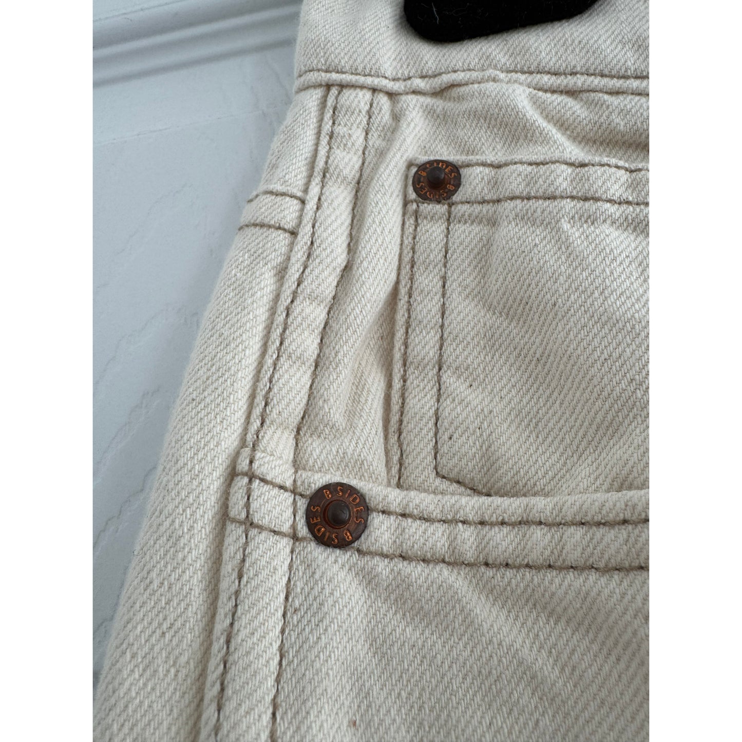 B-Sides “Plein” relaxed straight leg jeans in “Clair”, size 28