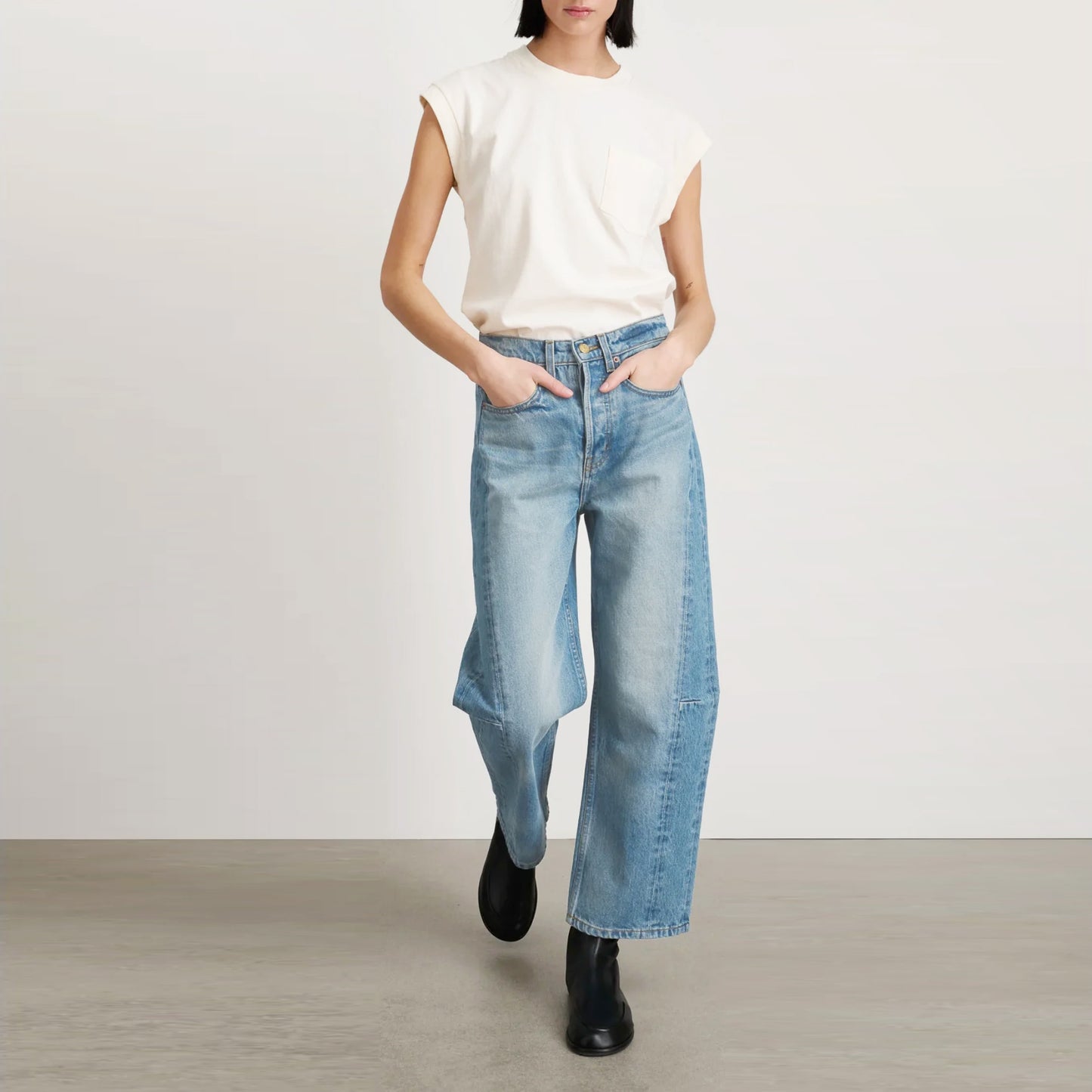 B Sides Lasso Slim Jean in Blue, size 29 (fits 28/29)