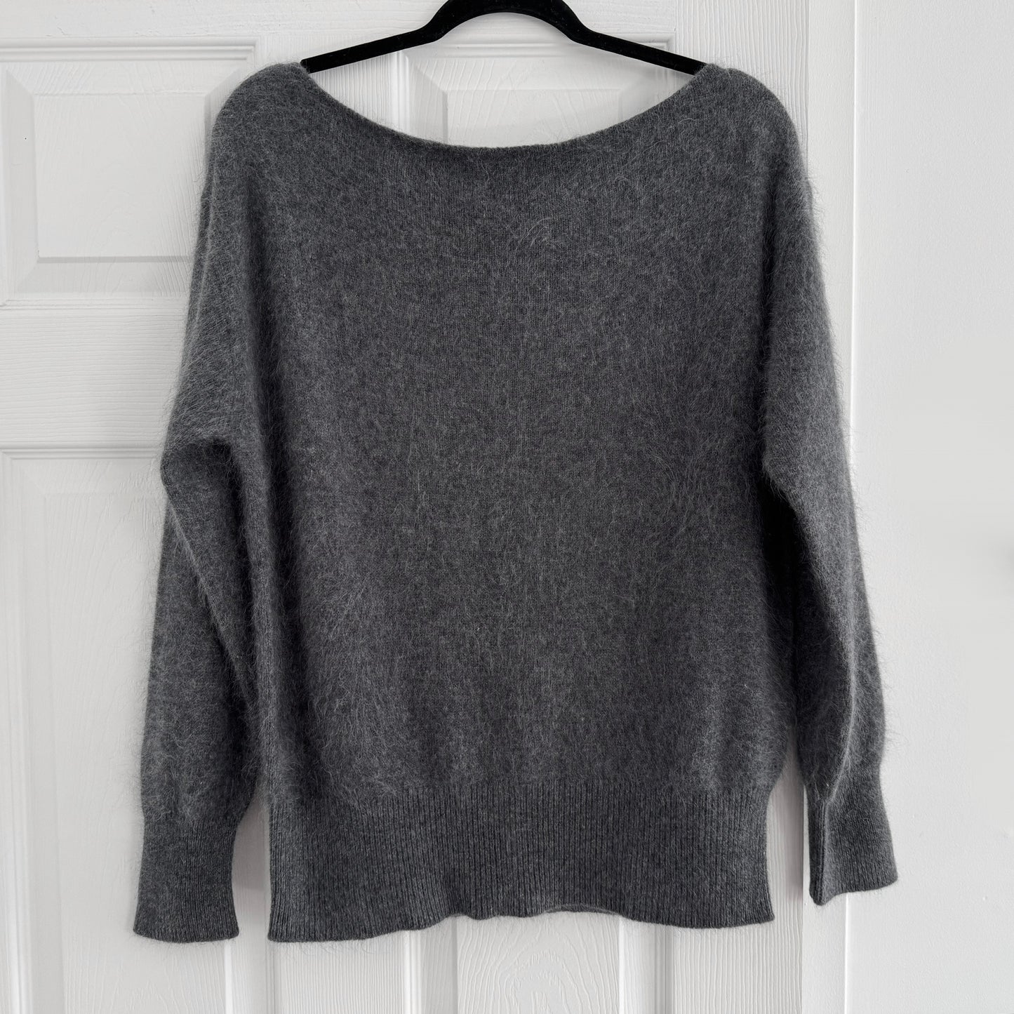 Babaton "Leandros" Wool/Cashmere Sweater in Grey, size Medium