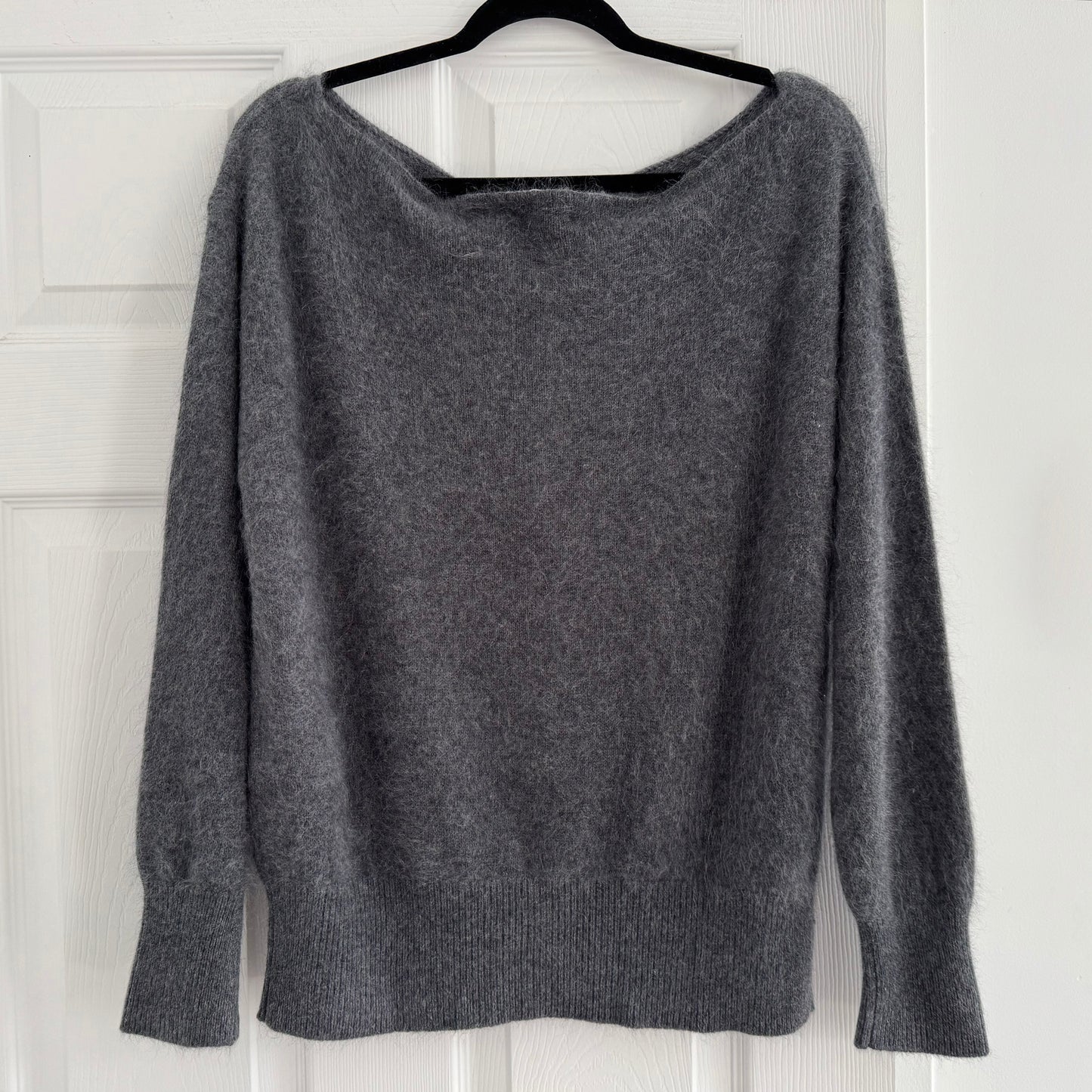 Babaton "Leandros" Wool/Cashmere Sweater in Grey, size Medium