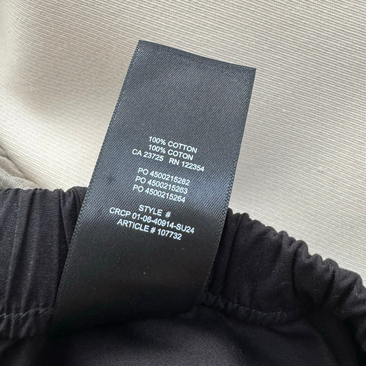 Babaton "System" Poplin Pants in Black, size Small