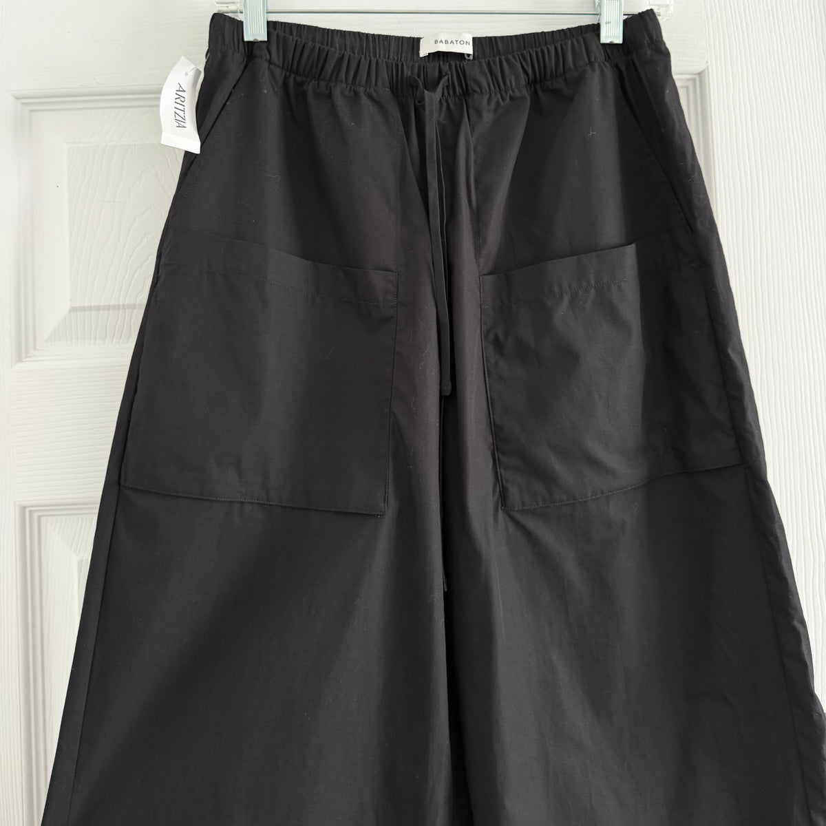 Babaton "System" Poplin Pants in Black, size Small