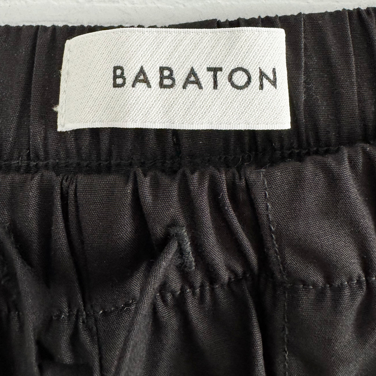 Babaton "System" Poplin Pants in Black, size Small