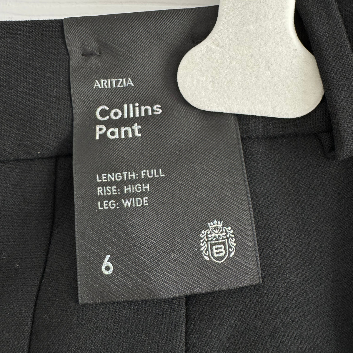 Babaton "Collins" Trouser in Black, size 6 ** HEMMED **