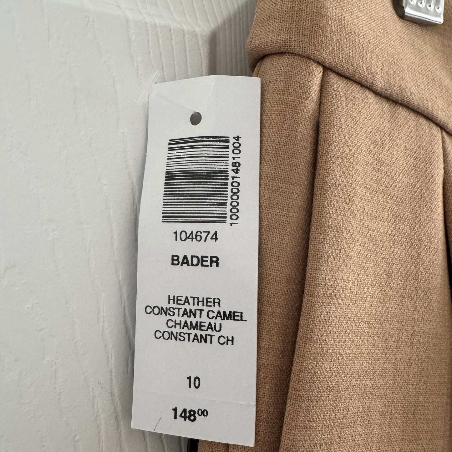 Babaton "Bader" Cargo Pant in "Heather Constant Camel", size 10 (fits 8?)