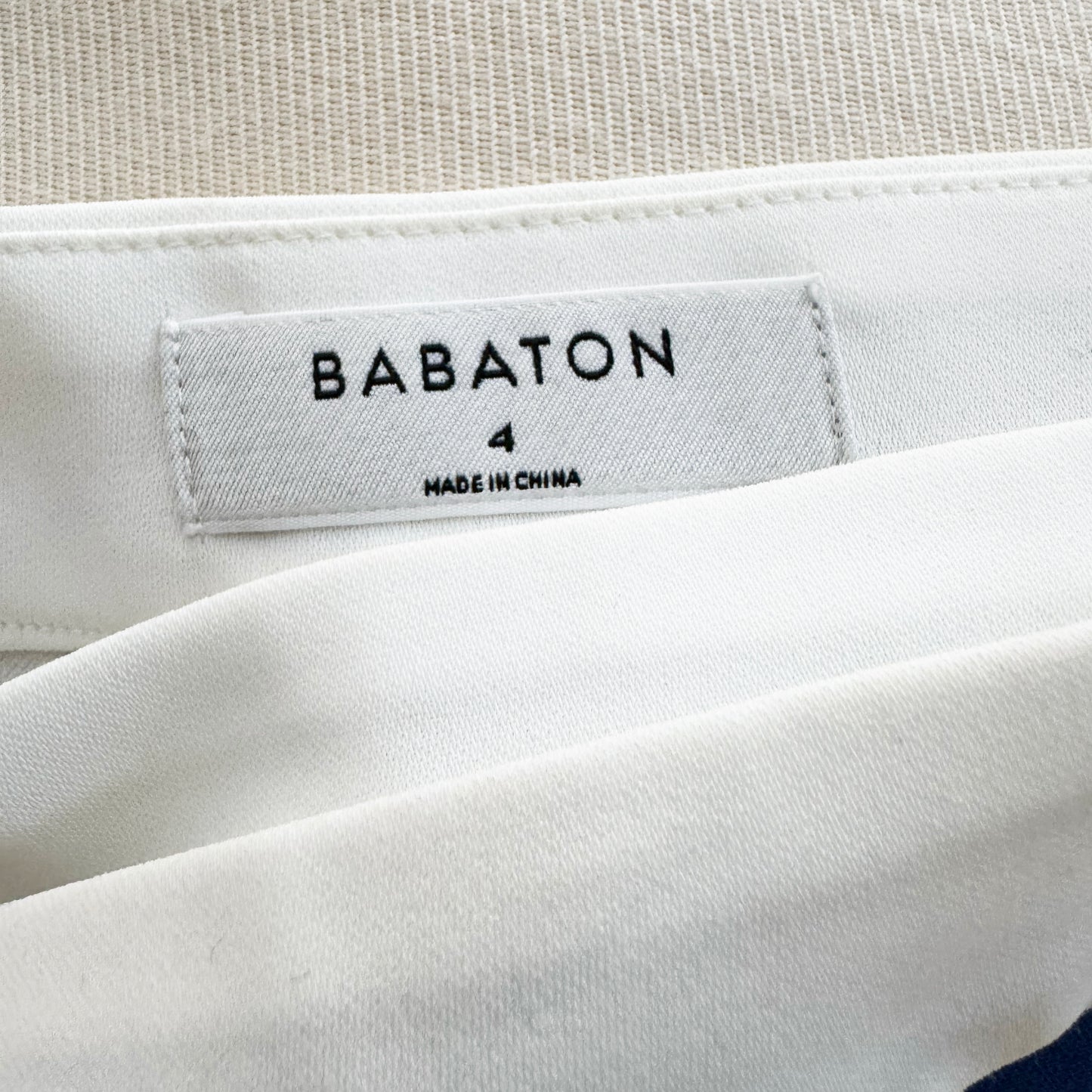 Babaton Nautical Chain-Link Print Skort, size 4