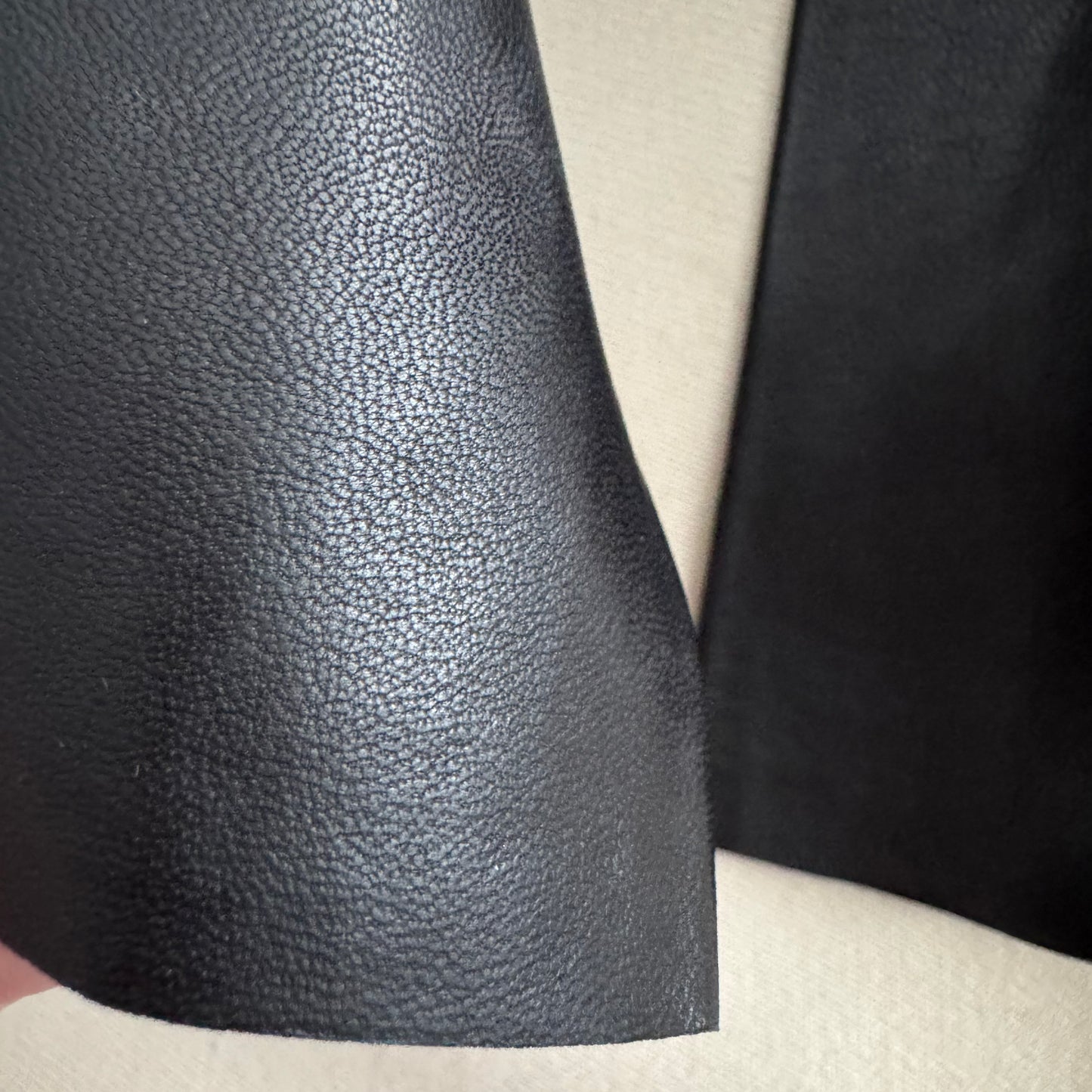 Banana Republic "Ines" Leather Maxi Dress in Black, size XS