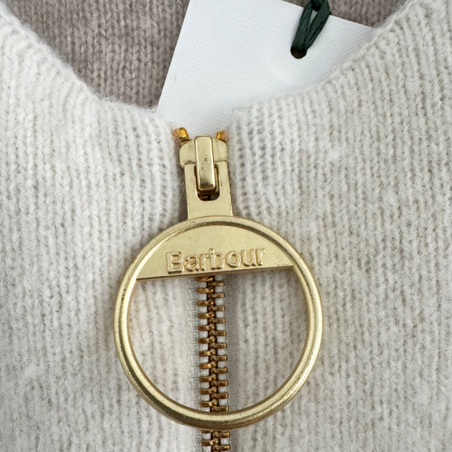 Barbour "Martha" Knit Vest in "Birch", size Small