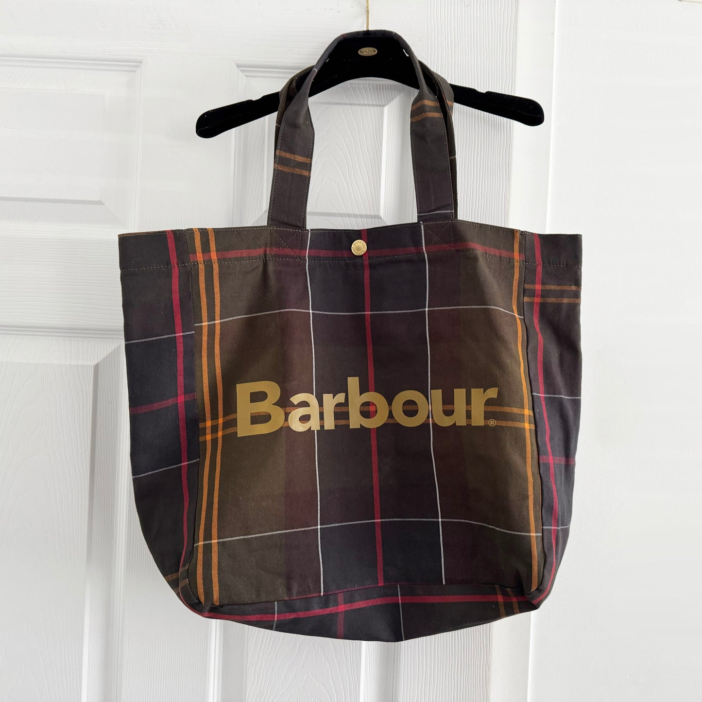 Barbour "Telfield" Tartan Tote Bag