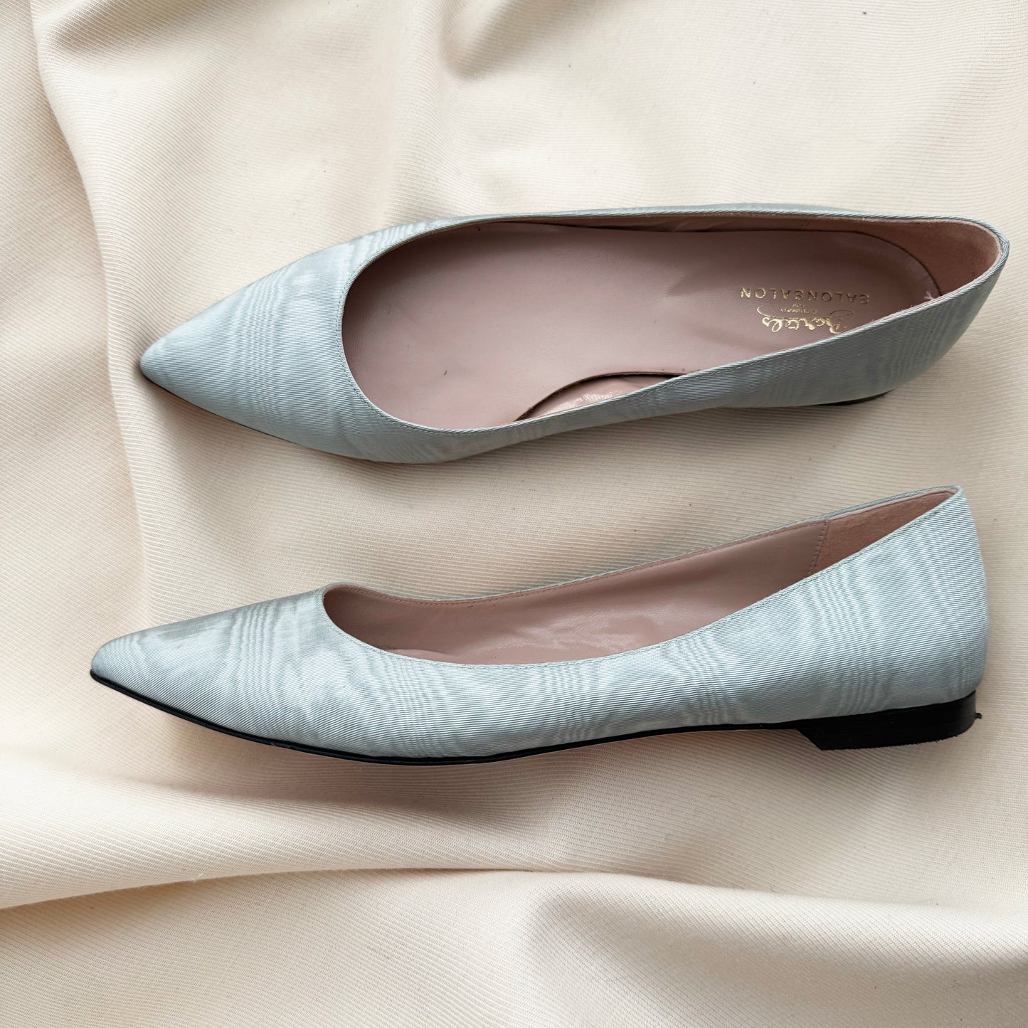Bartels for SalonSalon "Daisy" Ballerina Flats in Blue, size 40