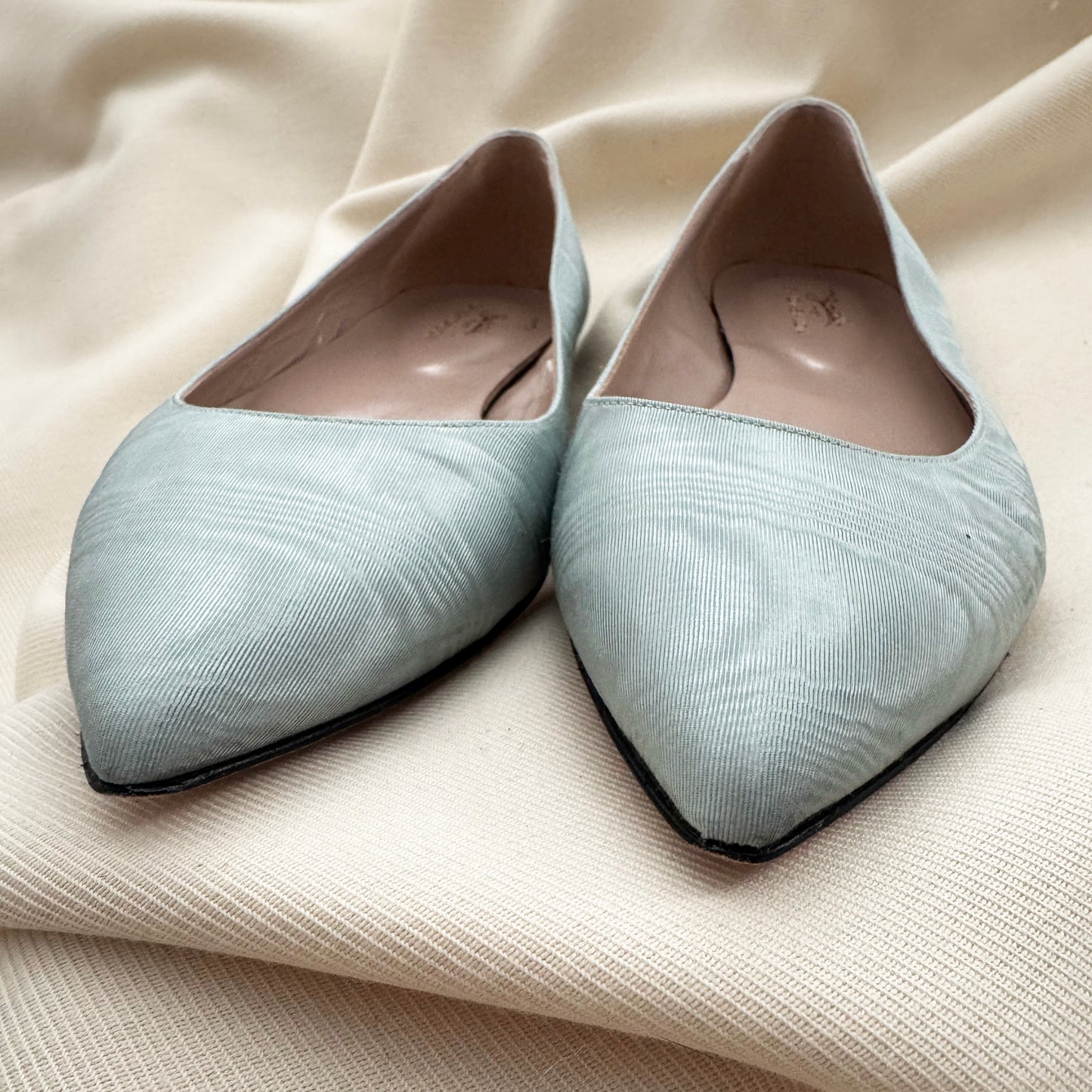 Bartels for SalonSalon "Daisy" Ballerina Flats in Blue, size 40