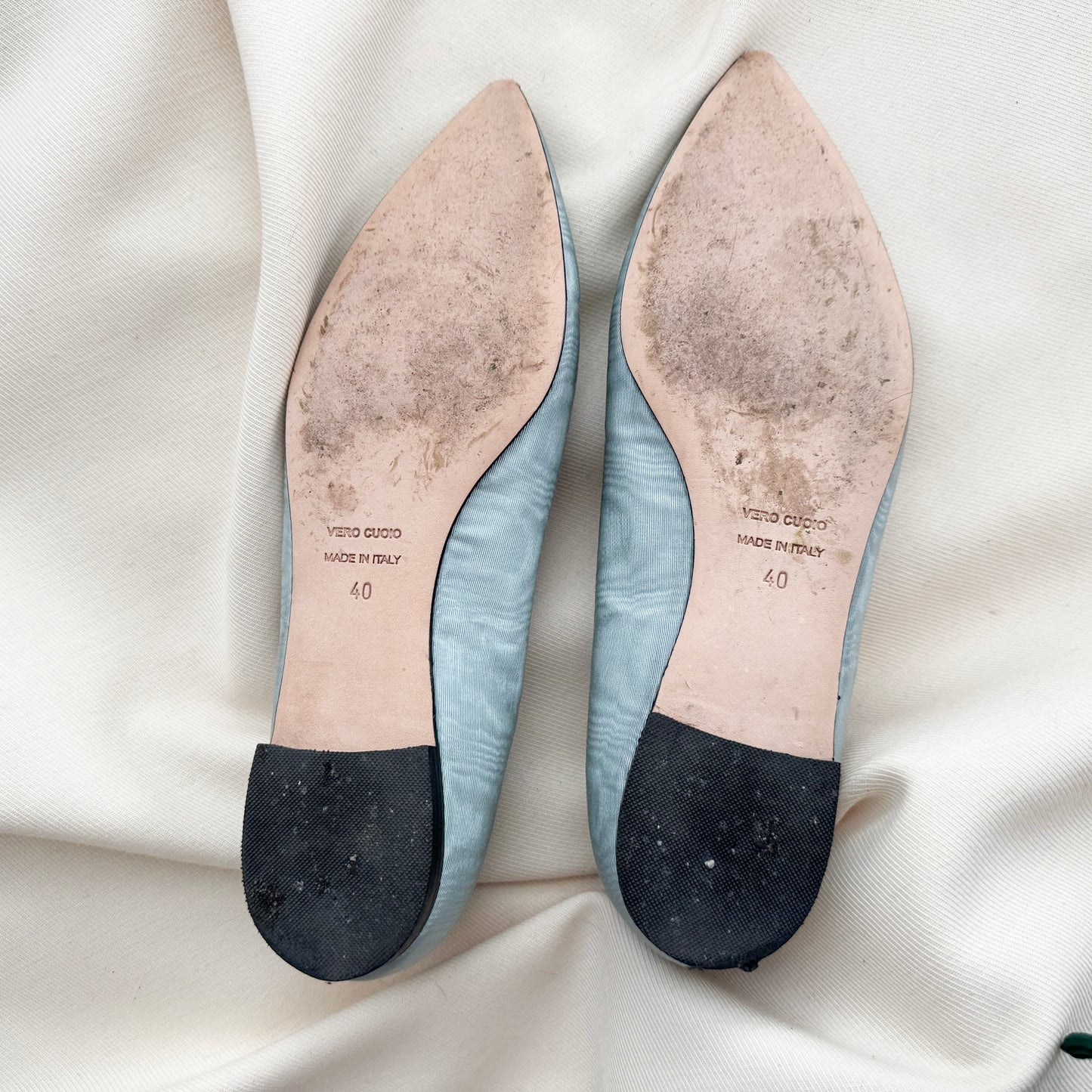 Bartels for SalonSalon "Daisy" Ballerina Flats in Blue, size 40
