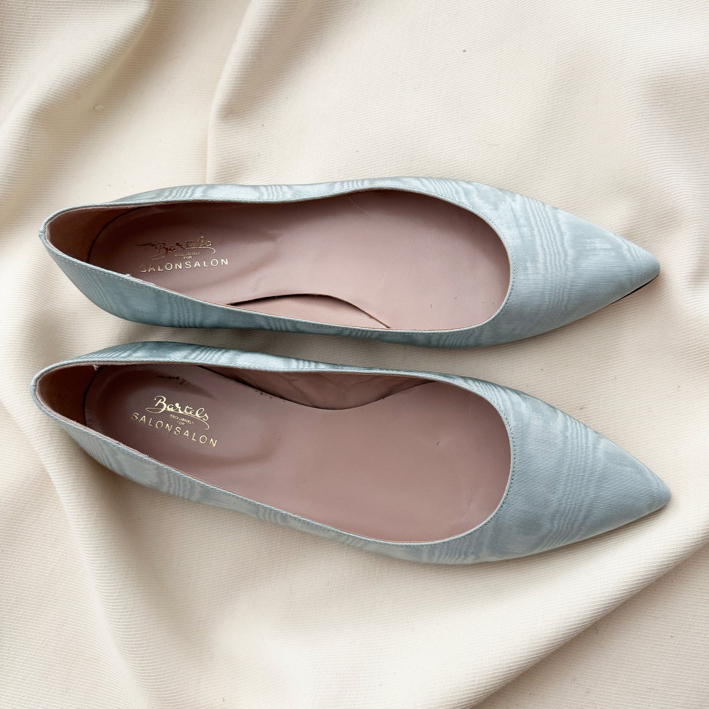Bartels for SalonSalon "Daisy" Ballerina Flats in Blue, size 40