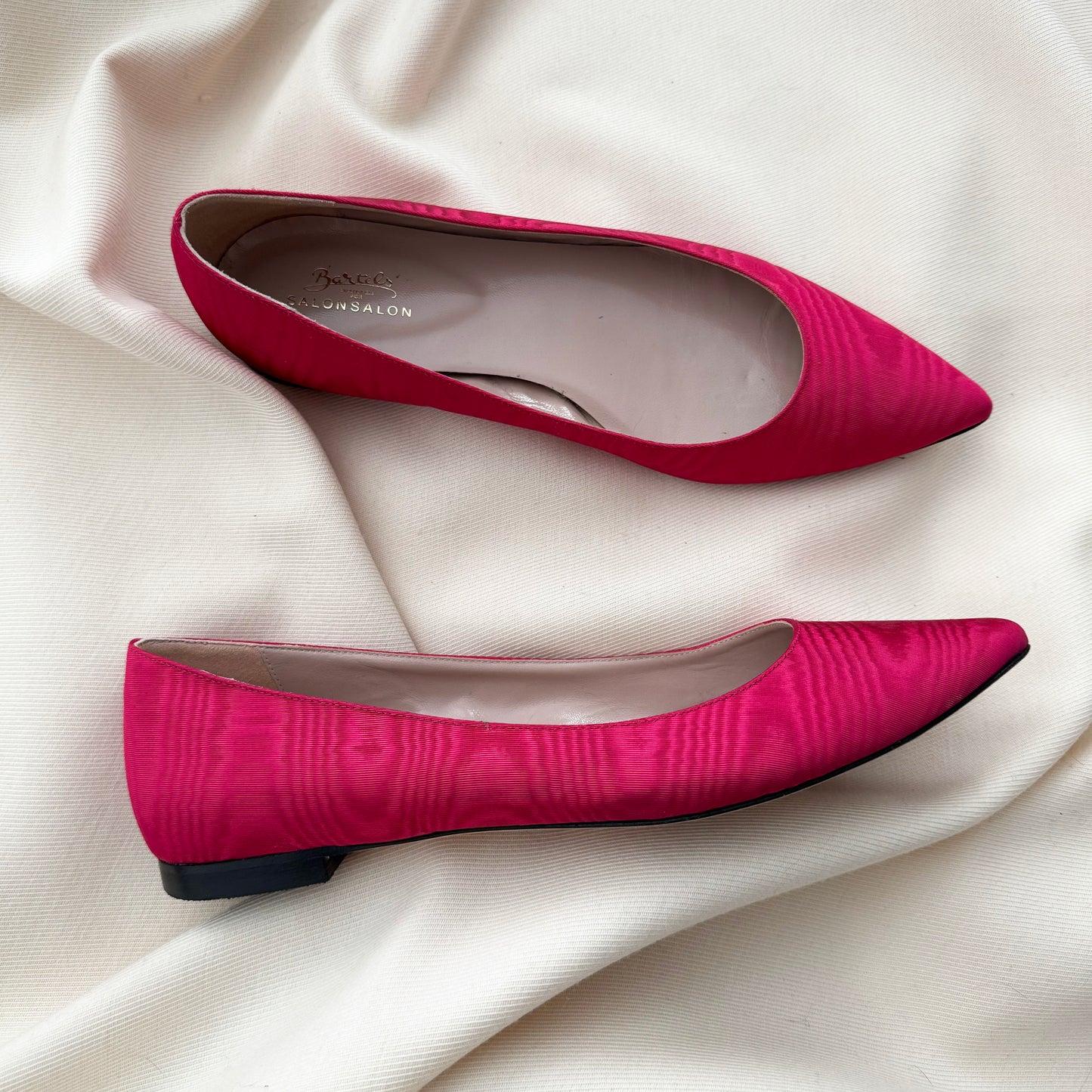 Bartels for SalonSalon "Daisy" Ballerina Flats in Raspberry, size 40