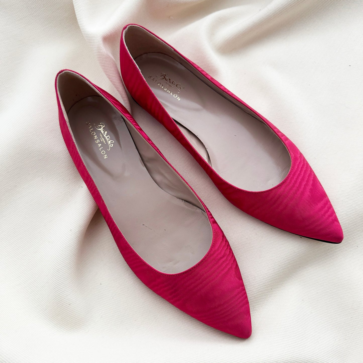 Bartels for SalonSalon "Daisy" Ballerina Flats in Raspberry, size 40
