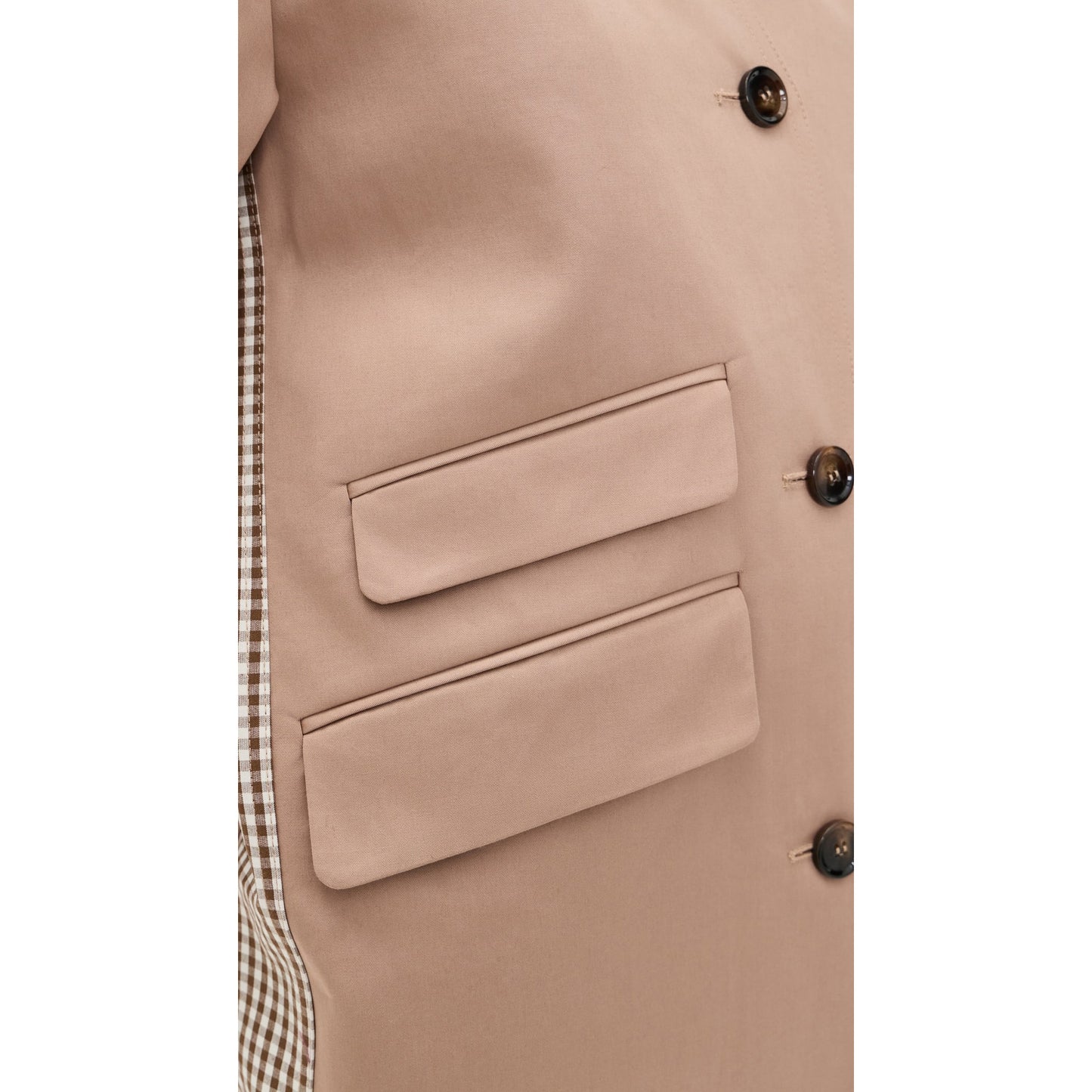 Baum und Pferdgarten "Dagny" Trench in "Portabella Camel Check", size 36 (fits size 4)