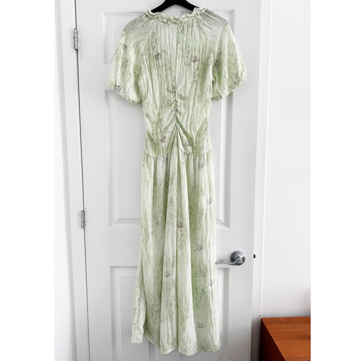 Baum und Pferdgarten "Abelline" Drop Waist Dress in "Distorted Green Flower", size 36
