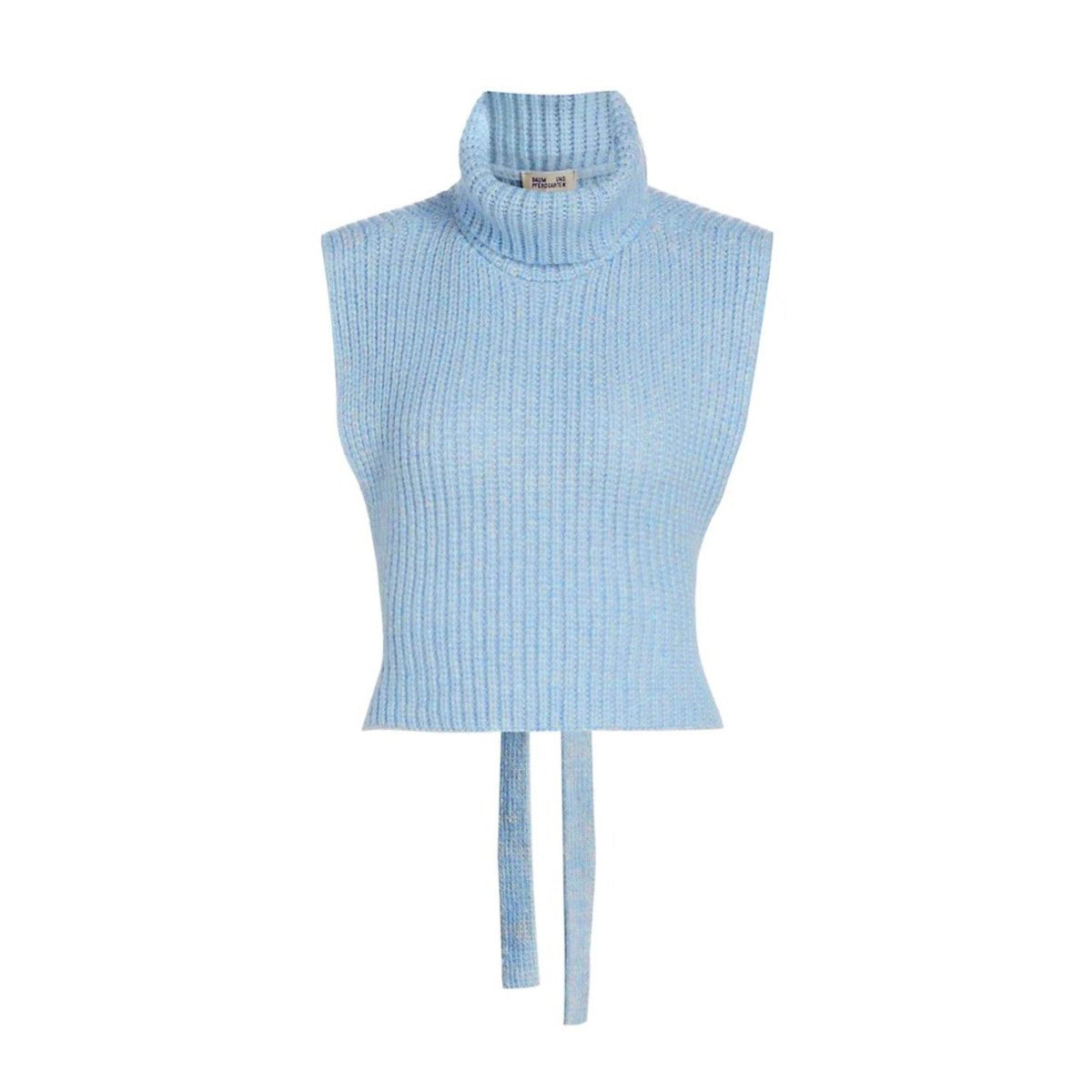 Baum Und Pferdgarten Laura Rib-Knit Sweater Vest in Blue