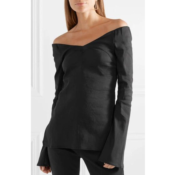 Beaufille "Bia" Blouse in Black, size 2