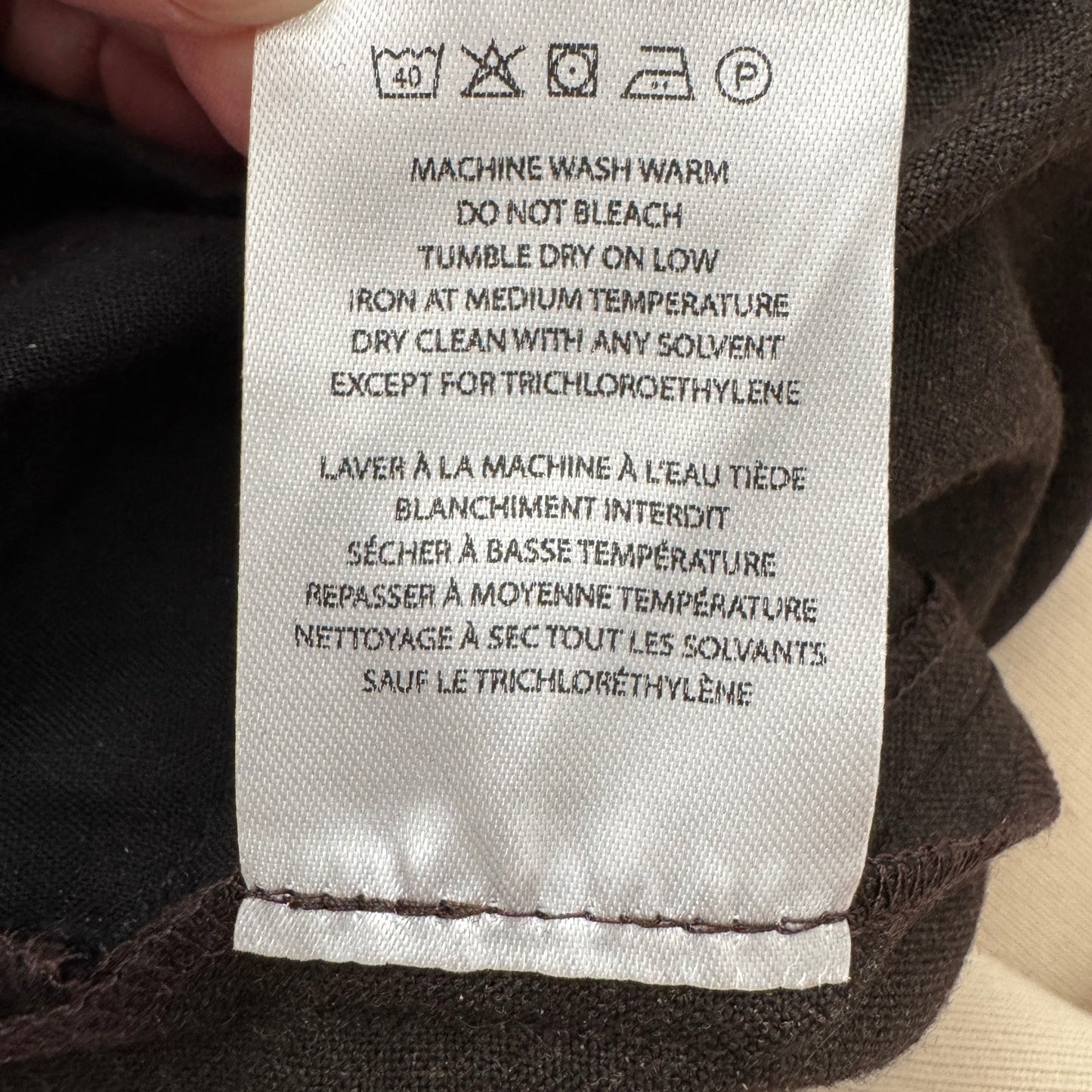 Beaufille "Erwin" Trousers in Brown, size Medium