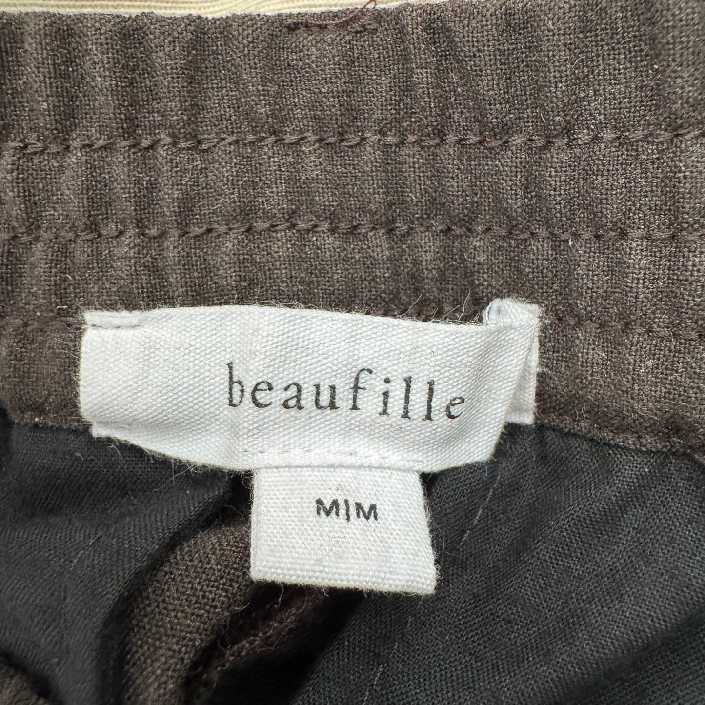 Beaufille "Erwin" Trousers in Brown, size Medium