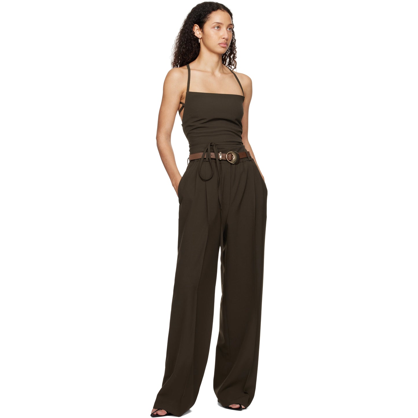 Beaufille "Erwin" Trousers in Brown, size Medium