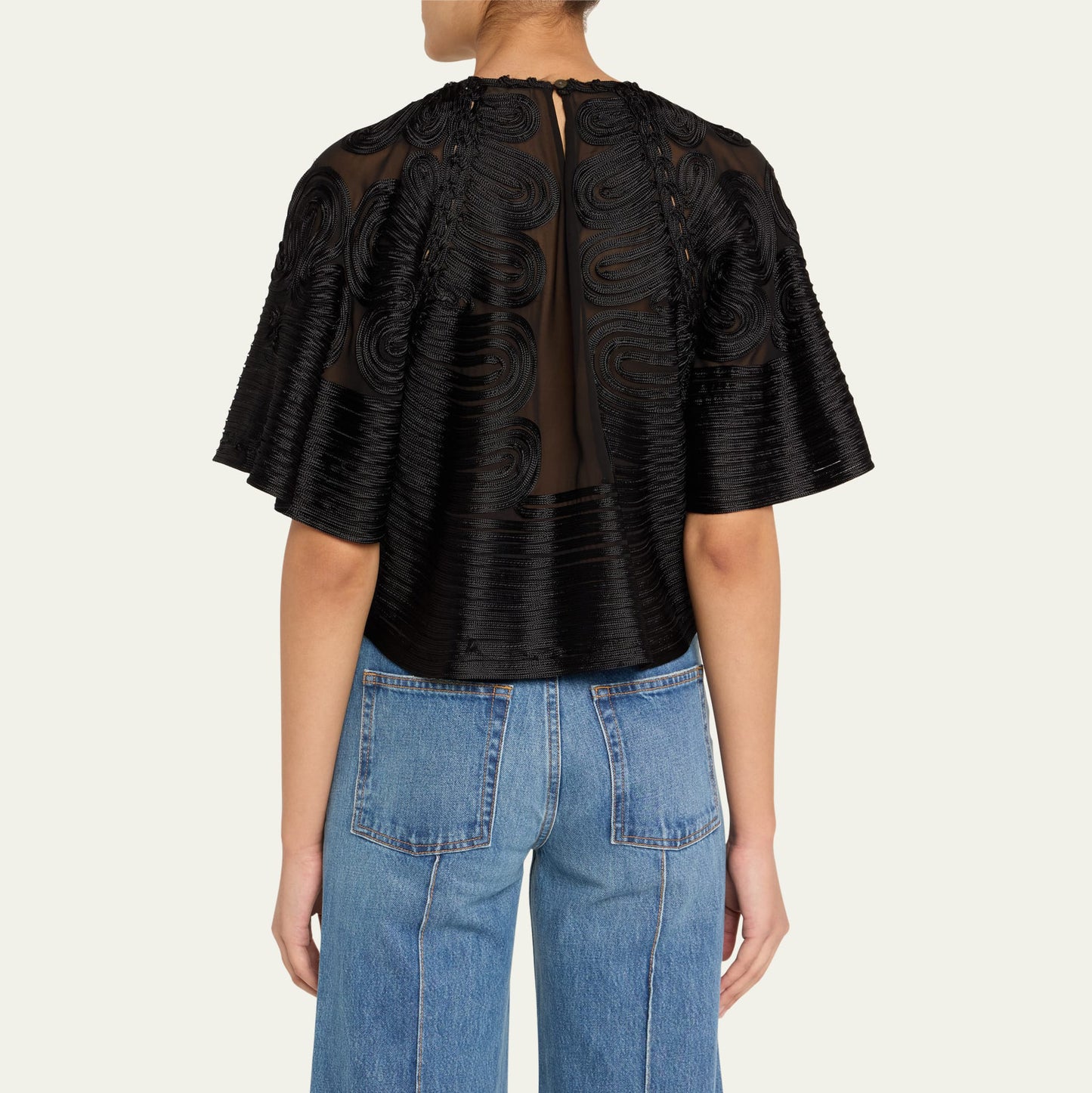 Ulla Johnson "Marlo" Top in Black, size 8