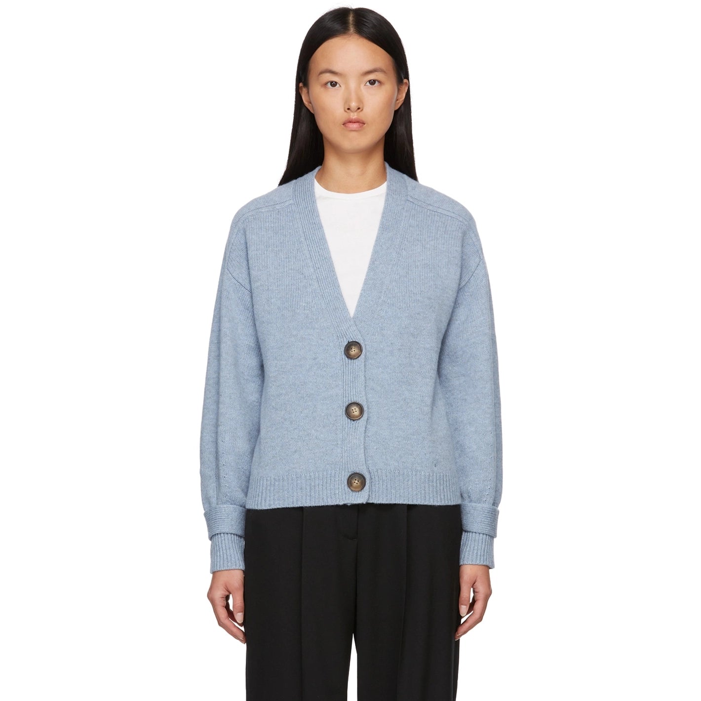 Loulou de Saison "Tiberine" Cardigan in Blue, size Medium