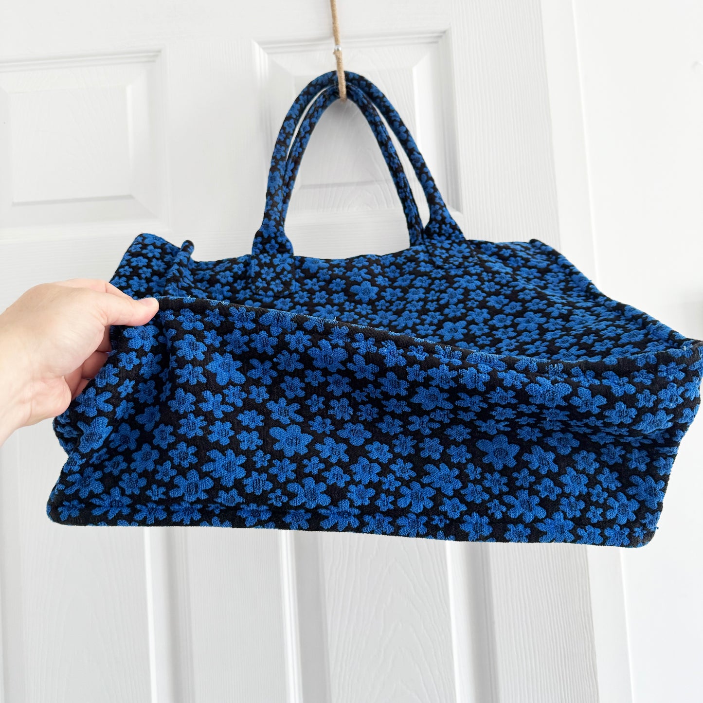 Maguire "Dalia" Floral Tote Bag in Blue