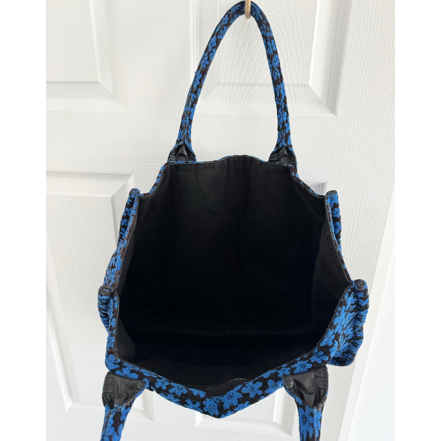 Maguire "Dalia" Floral Tote Bag in Blue