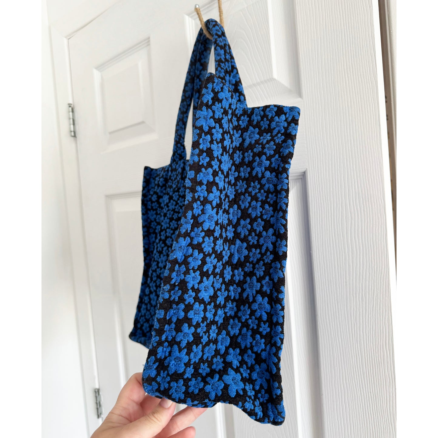 Maguire "Dalia" Floral Tote Bag in Blue