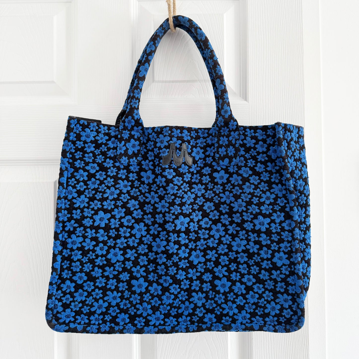 Maguire "Dalia" Floral Tote Bag in Blue