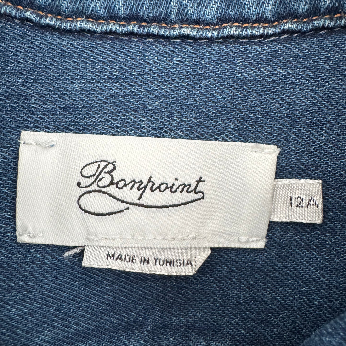 ** KIDS ** Bonpoint Denim Jacket in Blue, size 12 years