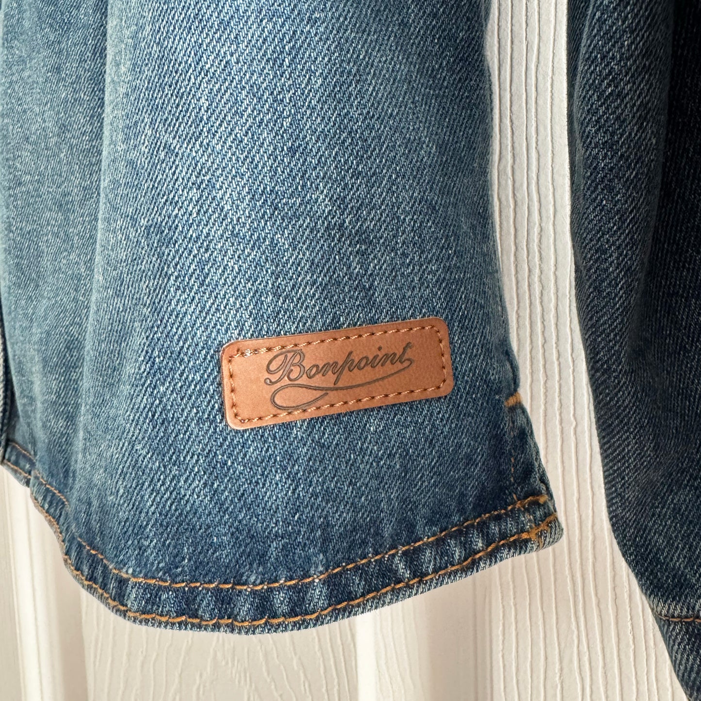 ** KIDS ** Bonpoint Denim Jacket in Blue, size 12 years