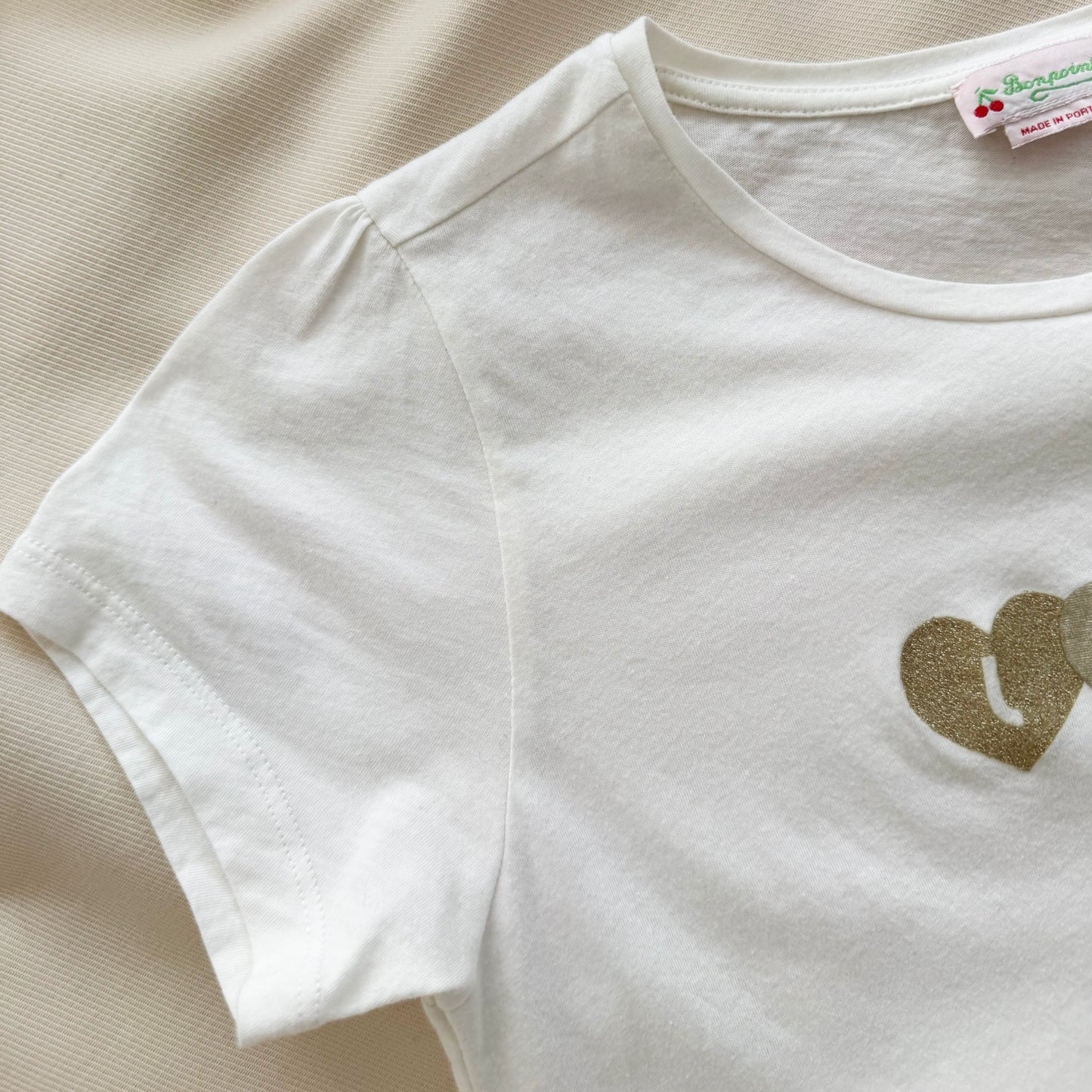 ** KIDS ** Bonpoint "Capricia" T-shirt in White, size 12 years