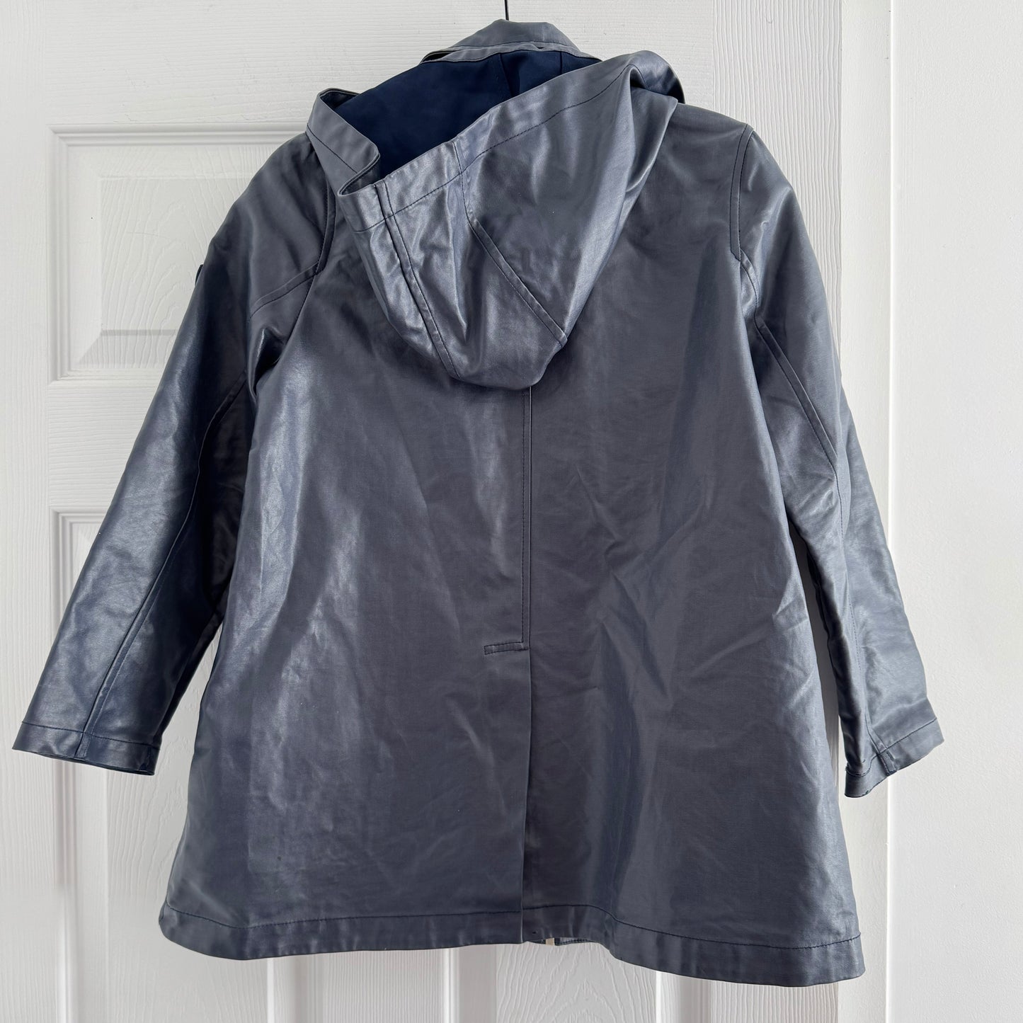 ** KIDS ** Bonpoint "Calliope" Rain Coat in Blue, size 12 years