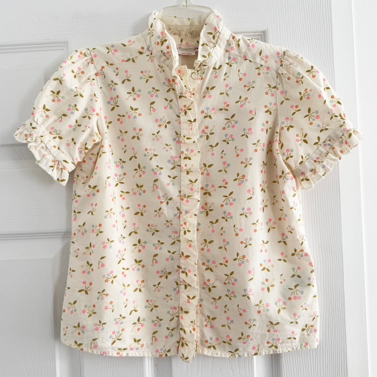 ** KIDS ** Bonpoint "Cindy" Liberty Floral Print Cotton Blouse, size 10 years