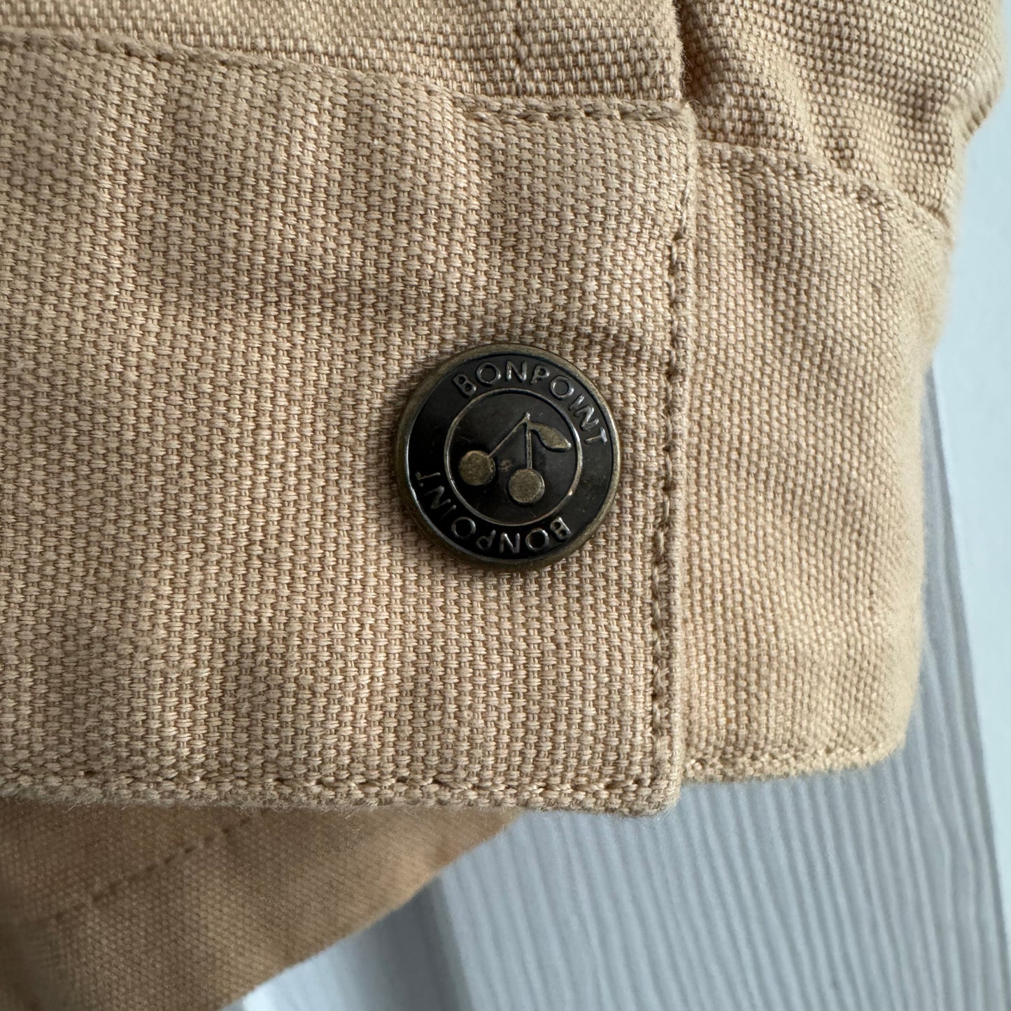 ** KIDS ** Bonpoint Canvas Jacket in Khaki, size 12 years