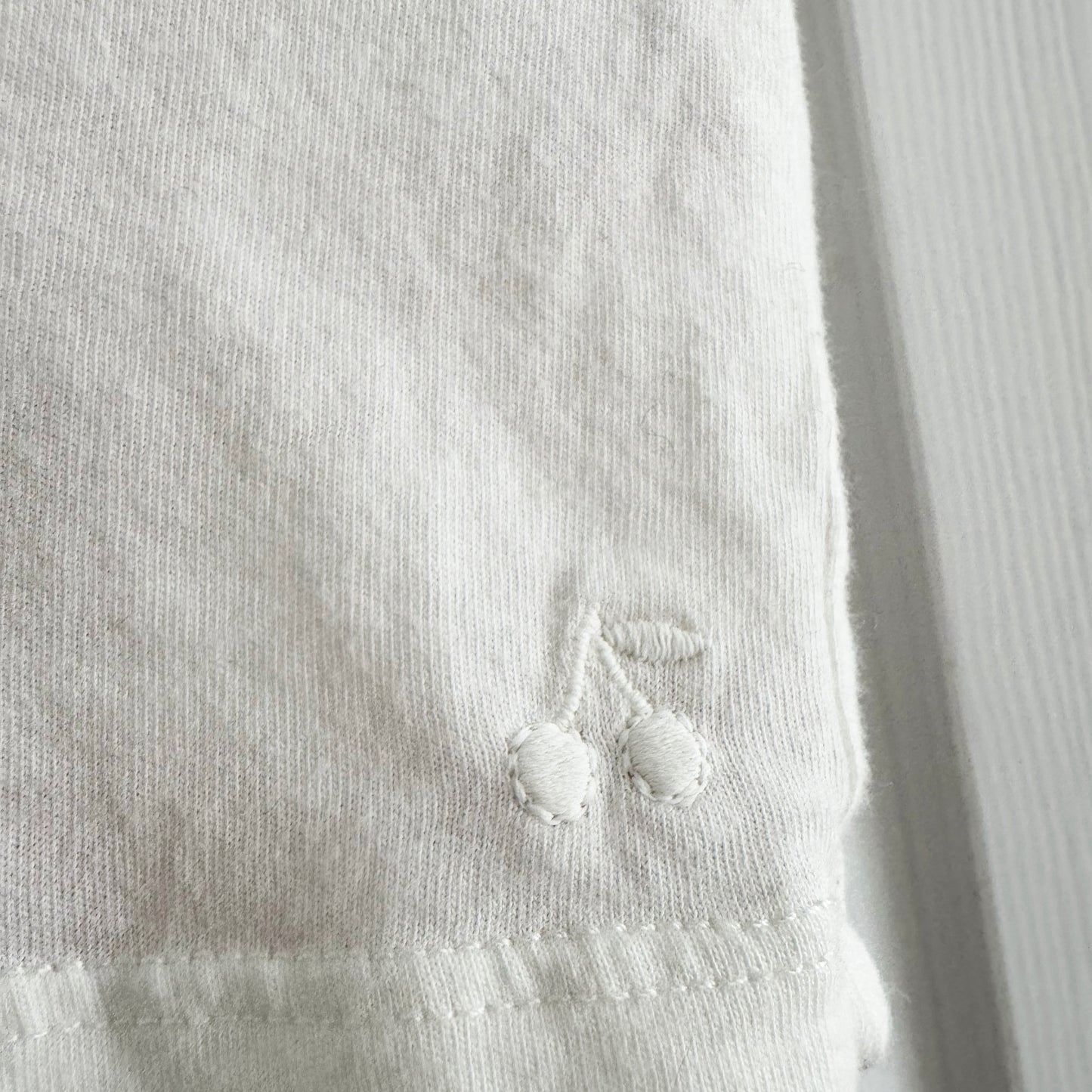 ** KIDS ** Bonpoint "Capricia" T-shirt in White Milk, size 12 years