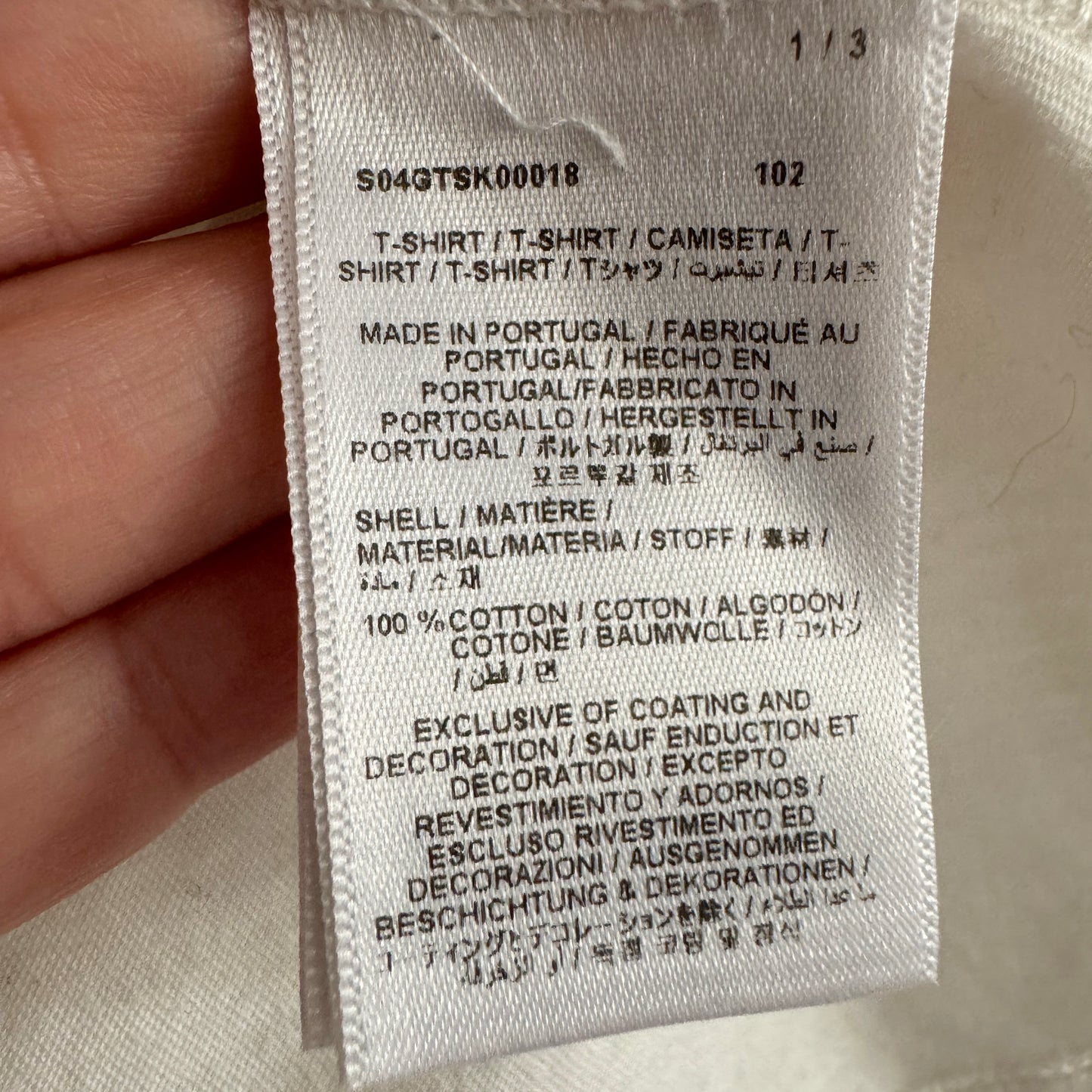 ** KIDS ** Bonpoint "Capricia" T-shirt in White Milk, size 12 years