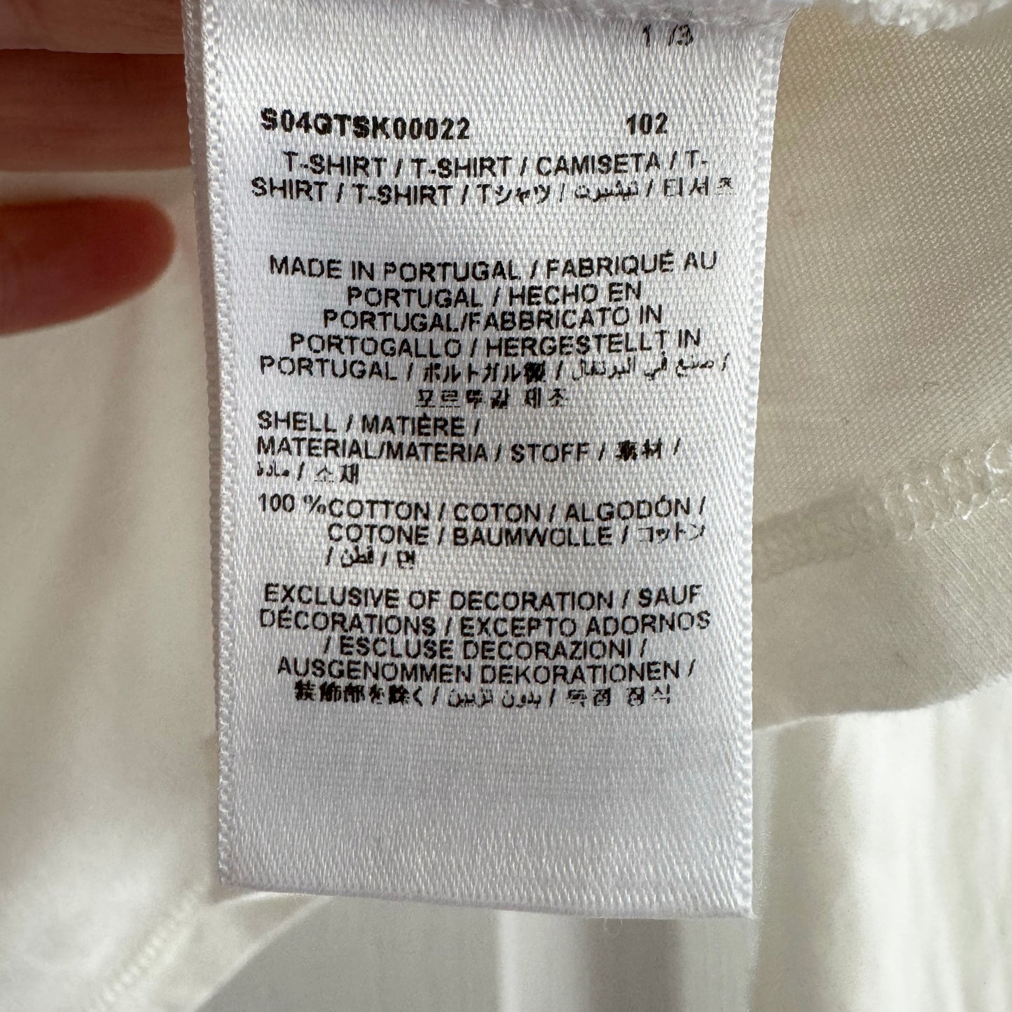 ** KIDS ** Bonpoint Long Sleeve T-shirt in Off-White, size 12 years