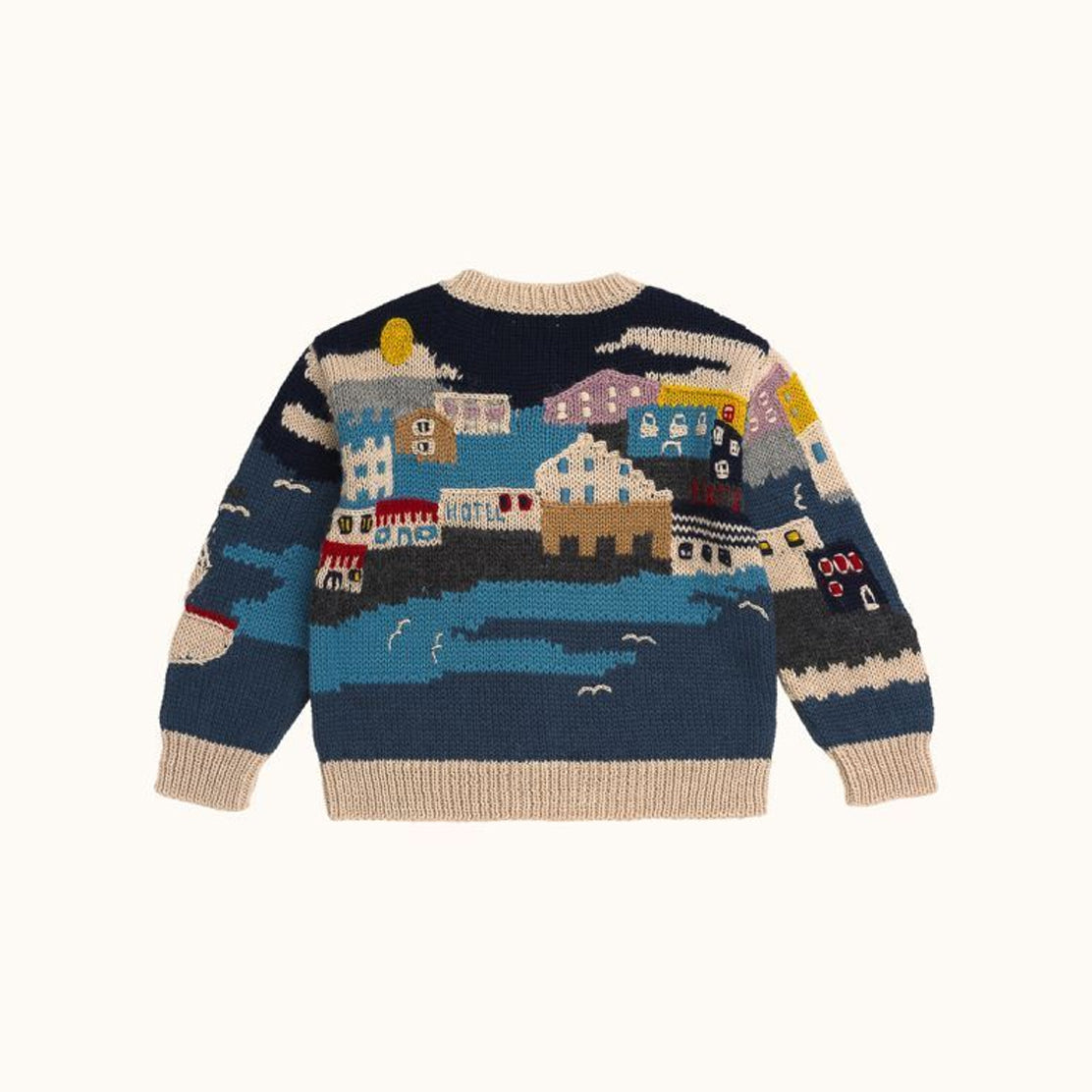 Bonpoint Intarsia Cardigan, size 10 years