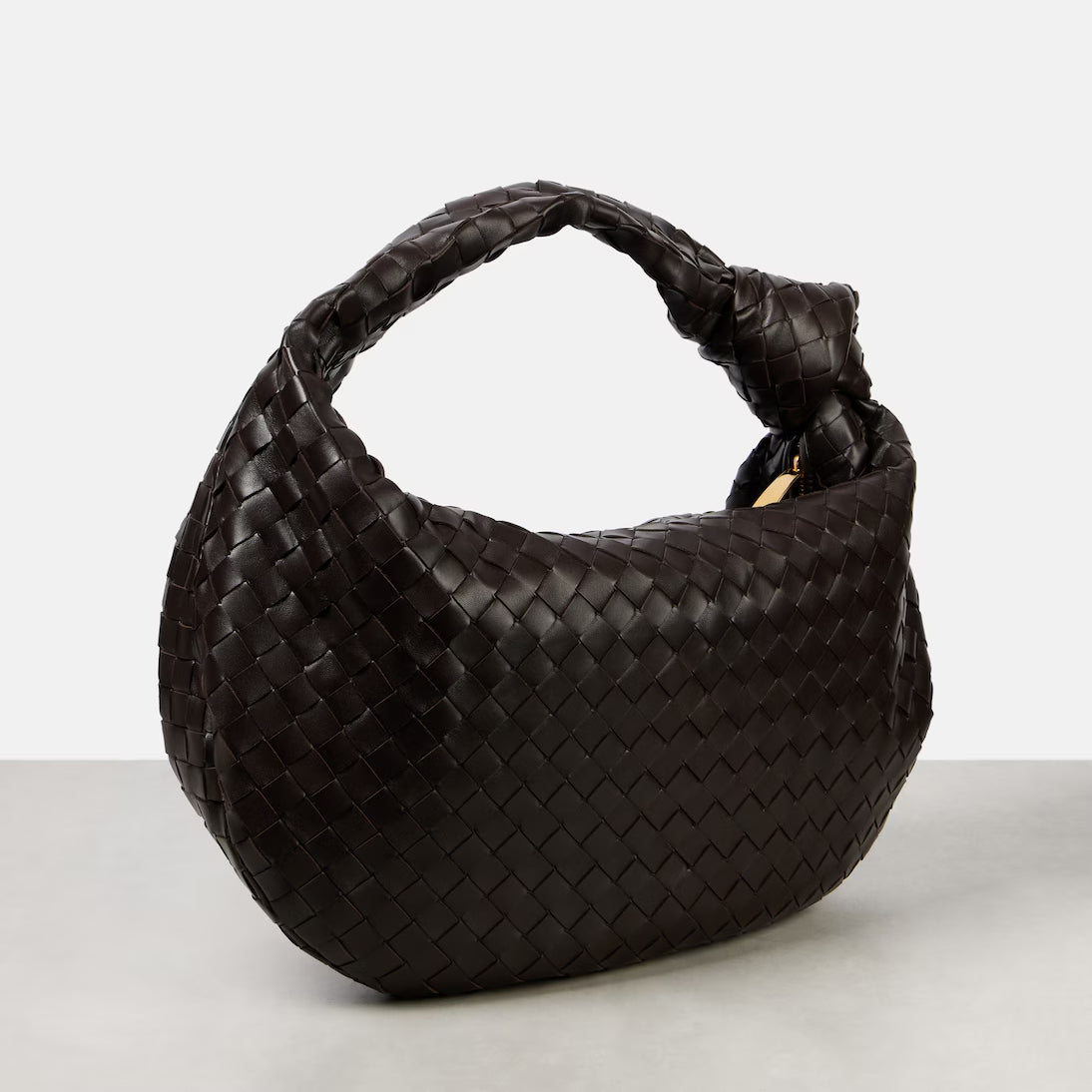 Bottega Veneta "Classic" Jodie Bag in "Fondant" (Dark Brown)