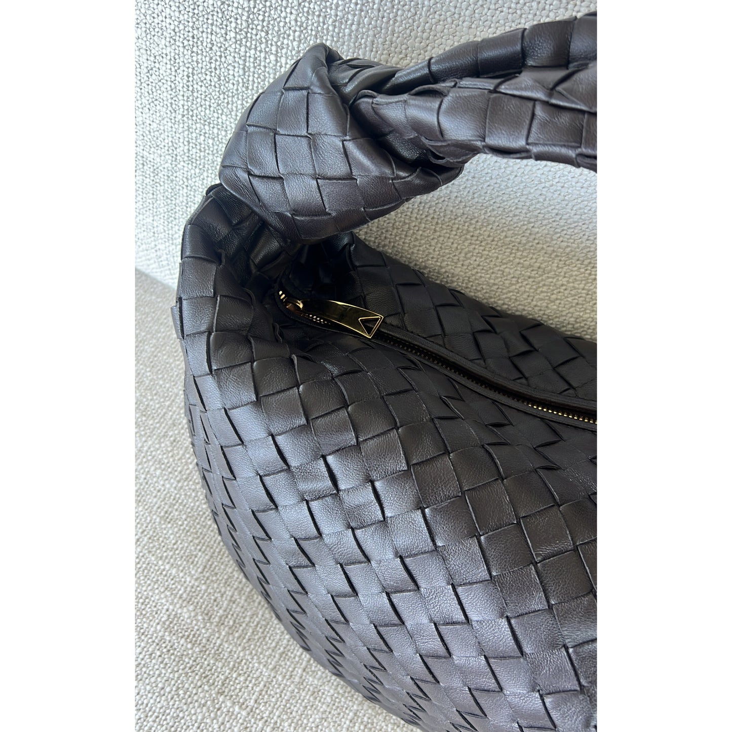 Bottega Veneta "Classic" Jodie Bag in "Fondant" (Dark Brown)