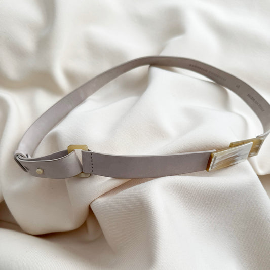 Brunello Cucinelli Light Greige Belt, size 40IT (size Small ish)