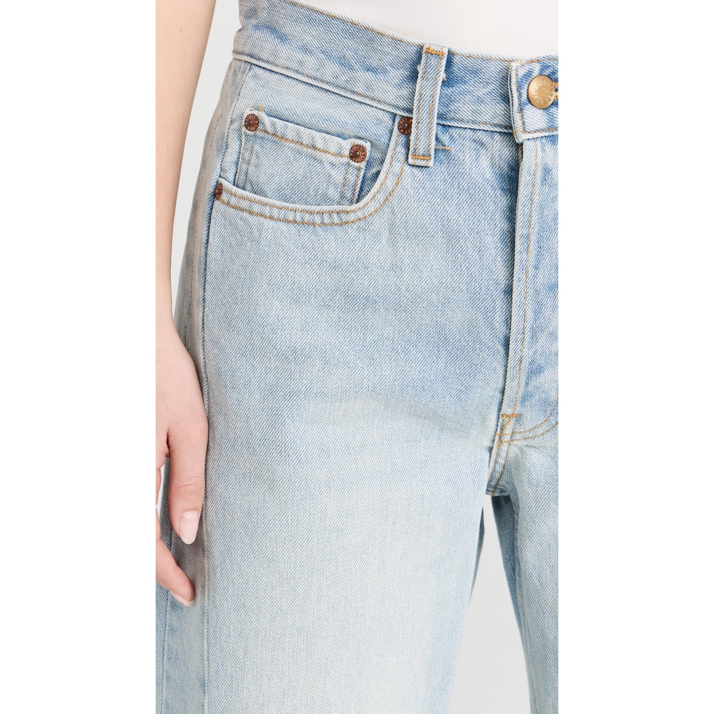 B-Sides Slim Lasso Jean in Light Vintage Blue, size 26