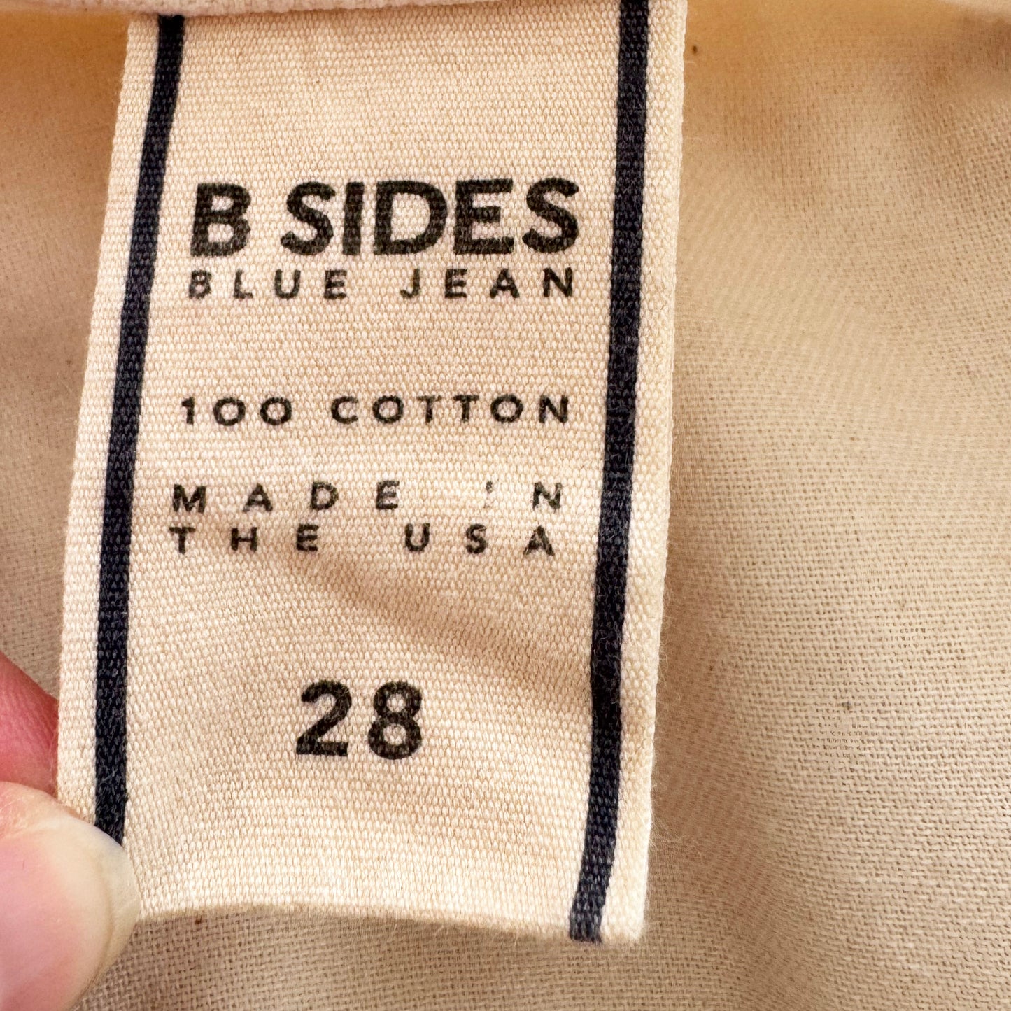 B-Sides “Plein” relaxed straight leg jeans in “Clair”, size 28