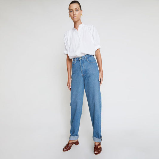 B-Sides "Claude" High Waisted Tapered Leg Jean, size 30