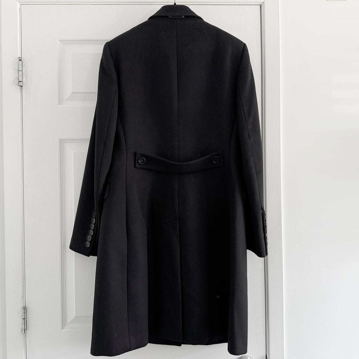 Burberry Wool/Cashmere Coat in Black, US size 12 (fits US 8/10)